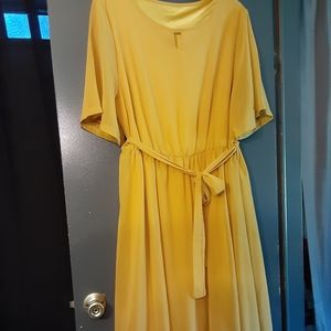 Mustard yellow 1xl dress